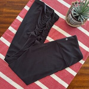 Lululemon Athletica Align Black Ruched-Leg Pants Sz 10 Long